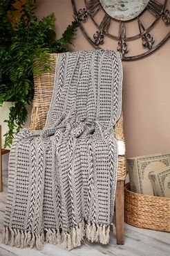 Parkland Collection Lily Transitional Blue 52" x 67" Woven Handloom Throw at Nordstrom Rack