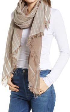 Farrah Cotton & Linen Scarf