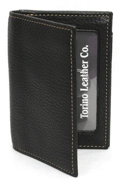 Leather Card Case - Black