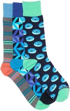 Unsimply Stitched Crew Socks - Pack of 3 at Nordstrom Rack