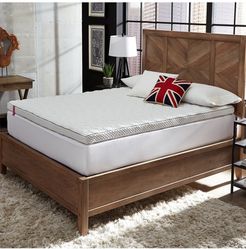 Rio Home Kensington Manor by Behrens 3" Charcoal Infused Memory Foam Supreme Queen Mattress Topper at Nordstrom Rack