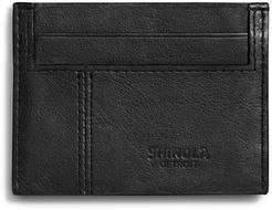 Heritage Rfid Leather Card Case - Black