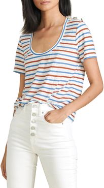 Benji Stripe Linen T-Shirt