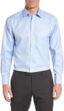 Big & Tall Nordstrom Smartcare(TM) Traditional Fit Herringbone Dress Shirt