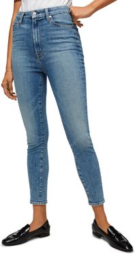 7 For All Mankind Aubrey Ultra High Waist Ankle Skinny Jeans