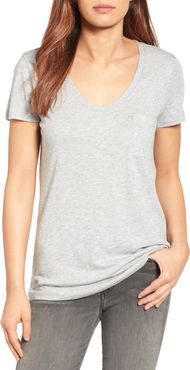 Caslon Rounded V-Neck T-Shirt