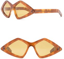 GUCCI 59mm Irregular Geo Sunglasses at Nordstrom Rack