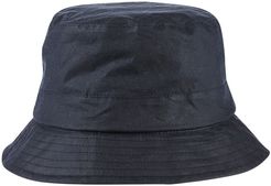 Lightweight Waxed Cotton Bucket Hat - Blue