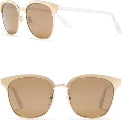 GUCCI 53mm Clubmaster Sunglasses at Nordstrom Rack