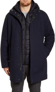 3-In-1 Insulated Bonded Tweed Parka