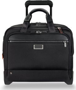 @work 15-Inch Medium Expandable Wheeled Briefcase - Black