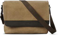 Shinola Leather & Suede Navigator Slim Messenger Bag at Nordstrom Rack