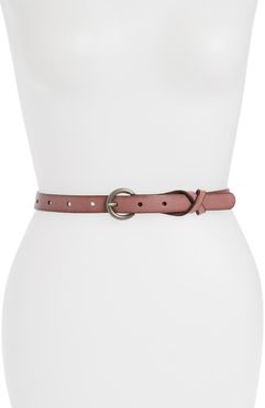 Plus Size Women's Frye Flat Panel Skinny Leather Belt