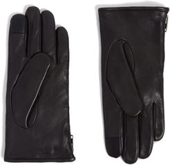 Zip Deerskin Leather Gloves