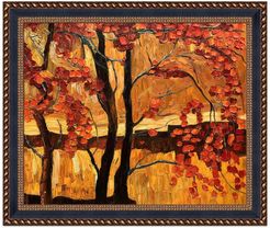 Overstock Art Autumn Reproduction with Verona Black and Gold Braid - 24.75" x 28.75" at Nordstrom Rack