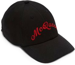 Embroidered Baseball Cap - Black