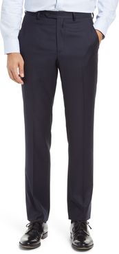 Big & Tall Santorelli Roma Flat Front Wool Dress Pants