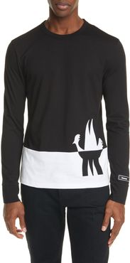 Colorblock Long Sleeve T-Shirt