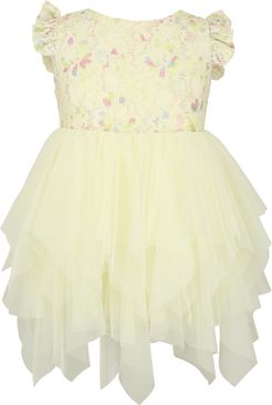 Infant Girl's Popatu Floral Lace Tulle Dress