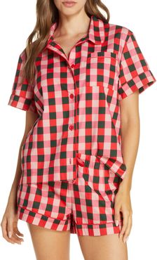 Ban. do Buffalo Check Cotton Poplin Pajama Top