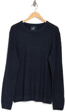 Raffi Merino Wool Cable Knit Crew Neck Sweater at Nordstrom Rack