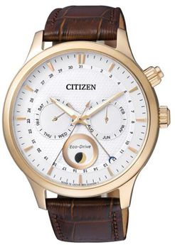 Citizen Men's Eco-Drive Brown Leather Watch, 36mm at Nordstrom Rack