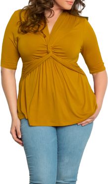 Plus Size Women's Kiyonna Caycee Twist Top