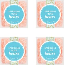 Sparkling Rose Bears Set Of 4 Candy Cubes