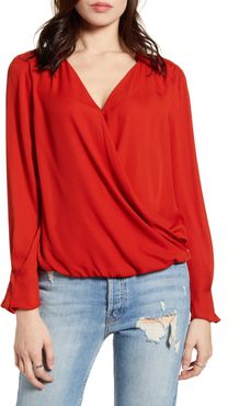 Scotch & Soda Wrap Look Blouse at Nordstrom Rack