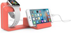 POSH TECH Living Coral 2-in-1 Apple Watch & iPhone Charging Stand at Nordstrom Rack