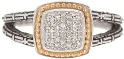 Effy 925 Sterling Silver 18K Yellow Gold Diamond Ring - 0.18 ctw at Nordstrom Rack