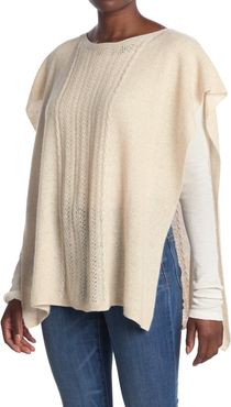Johnny Was Thea Cable Knit Cashmere Blend Poncho at Nordstrom Rack