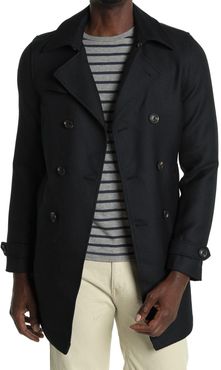 Scotch & Soda Chic Wool Blend Short Trench Coat at Nordstrom Rack