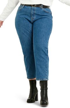 Plus Size Women's Levi'S 501 High Waist Crop Straight Leg Jeans