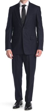 THOMAS PINK Notch Collar Wool Flannel 2-Piece Suit at Nordstrom Rack