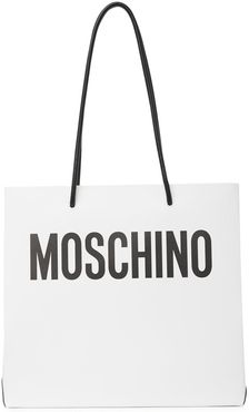 MOSCHINO Logo Leather Tote Bag at Nordstrom Rack