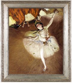 Overstock Art Star Dancer (On Stage) (Luxury Line) - Framed Oil Reproduction of an Original Painting By Edgar Degas at Nordstrom