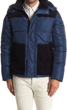 Scotch & Soda Quilted Mixed Media Jacket at Nordstrom Rack