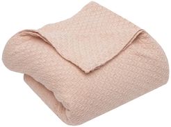 Duck River Textile King Carrie Cotton Throw Blanket - Blush - 90" x 104" at Nordstrom Rack