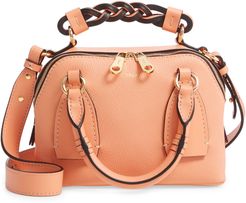 Small Daria Leather Day Bag - Pink