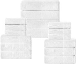 ENCHANTE HOME Incanto Turkish Cotton 16-Piece Towel Set - White at Nordstrom Rack