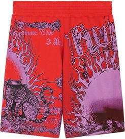 Ultra Purple Print Shorts