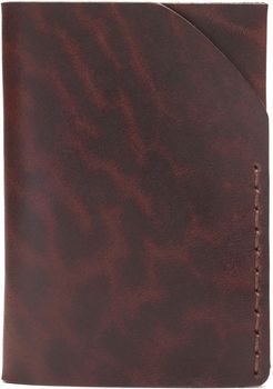 No. 2 Leather Card Case - Burgundy