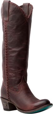 Plain Jane Knee High Western Boot