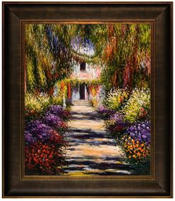 Overstock Art Garden Path at Giverny with Veine D'Or Bronze Scoop Frame at Nordstrom Rack