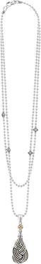 LAGOS Sterling Silver & 18K Gold Torsade Drop Pendant Necklace at Nordstrom Rack