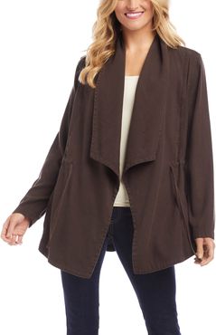 Drape Front Jacket