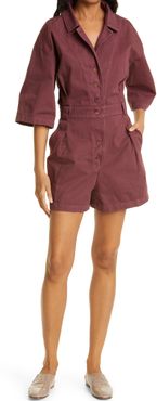 Larch Button-Up Romper