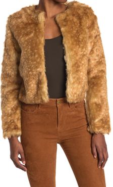 NOIZE Row Faux Fur Jacket at Nordstrom Rack
