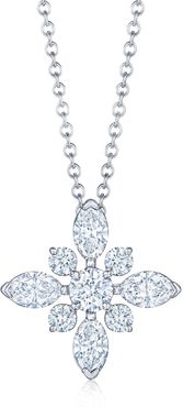 Large Diamond Star Pendant Necklace